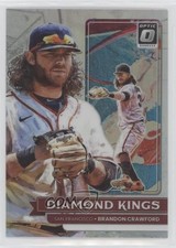 2022 Panini Donruss Optic Diamond Kings Holo Prizm Brandon Crawford #26 0t2