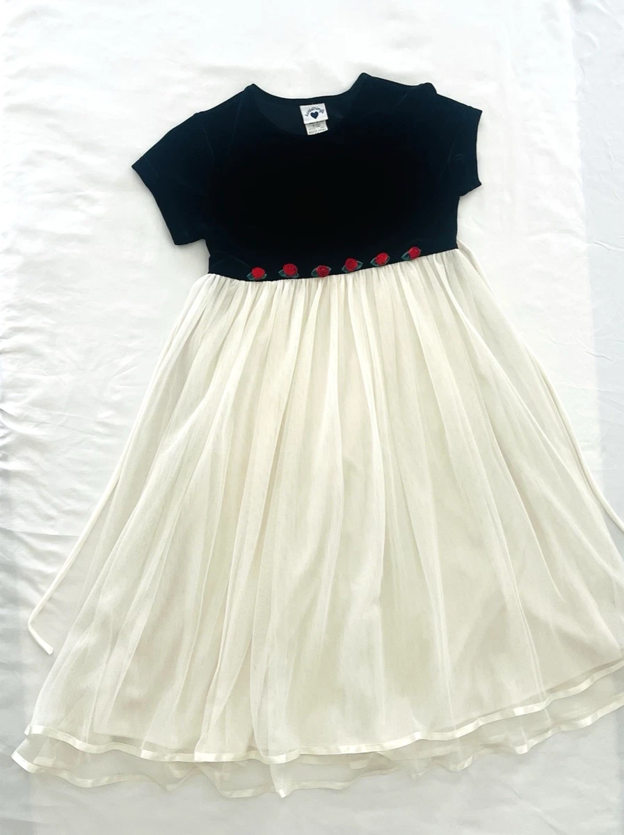 hartstrings christmas dress Hartstrings Velvet and Plaid Christmas Holiday Dress, Girls Size 6