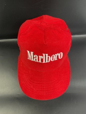 marlboro キャップ VINTAGE MARLBORO RED CORDUROY SNAPBACK HAT CAP EMBROIDERED