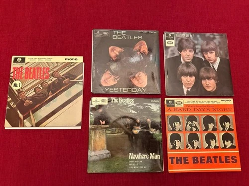 The Beatles Parlophone Vinyl 45 EPs Lot