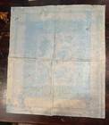 Antique Chinese Blue Silk Embroidery With Mystical Fenghuang And Lotus Flower  — photo 3