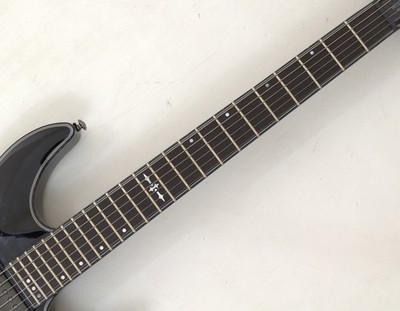 ギター TRANSER CHARNHILLver. 1ch Schecter Hellraiser Hybrid C-1 Guitar Trans Black Burst B Stock