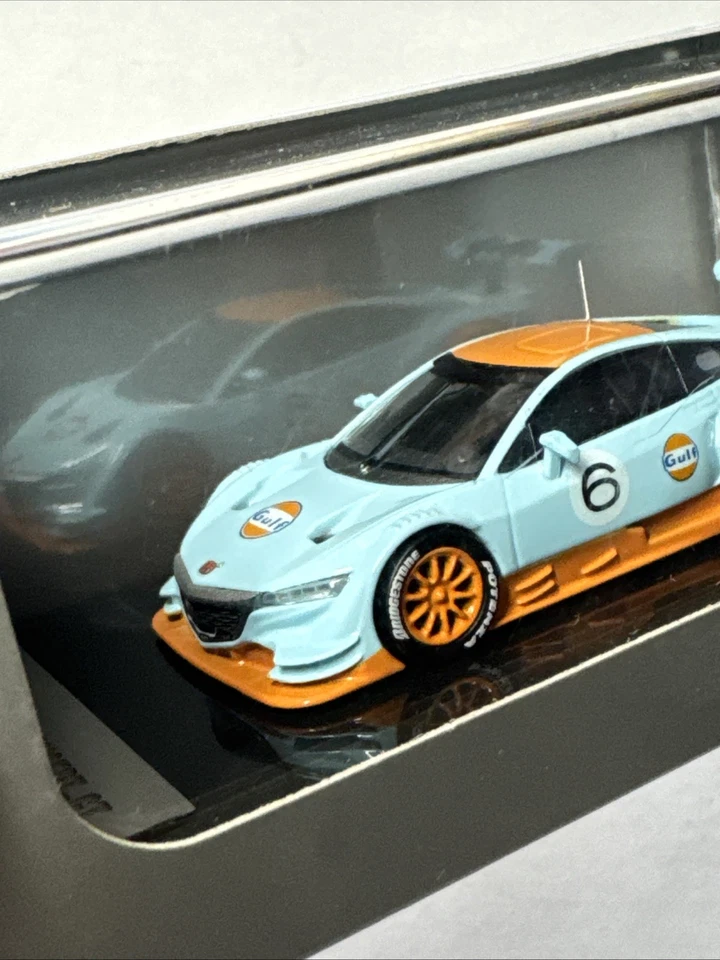 Alloy 1/64 🇨🇵 Honda NSX Concept-gt Gt500 Gulf Version - Photo 2/4