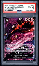 St. Jaygarcia Saturn (Alternate Art) OP13-083 Carrying On His Will