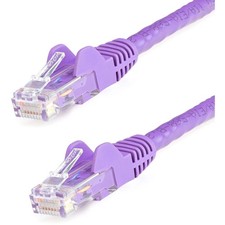 StarTech 4ft Purple Cat6 Patch Cable with Snagless RJ45 Connectors - Cat6