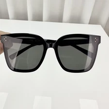 GentleMonster Sunglasses - HER Oversized Black Frame Black Lenses 65mm