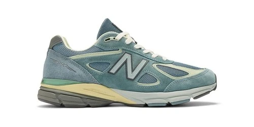 AURALEE × New Balance 990V4 In Between Dusty Blue U990AL4 Men's Size - Picture 4 of 8