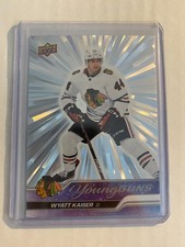 2023-24 Upper Deck Series 1 Young Guns Silver Outburst Wyatt Kaiser Chicago #229