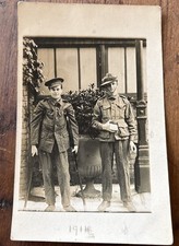 WWI Wounded British & Austailian Soldiers RPPC 1914 Veterans