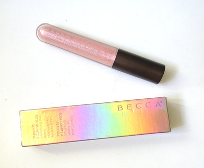 BECCA Liquid Crystal Lip Topper Glow Gloss in Rose Quartz X Seashell 5g Neu