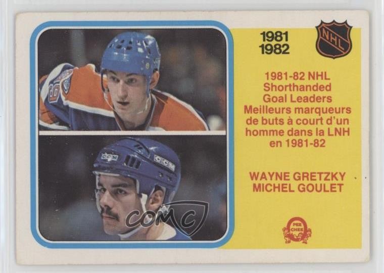 1982-83 O-Pee-Chee Wayne Gretzky Michel Goulet #237 HOF 16ez