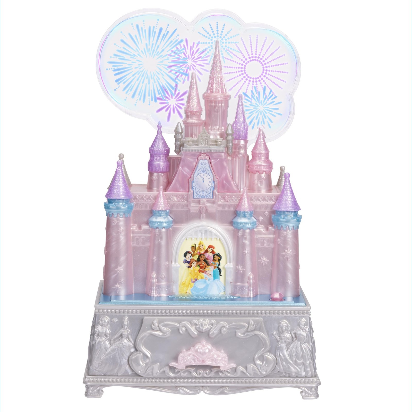 Princess Castle Jewelry Box with Music & LED Lights for Girls Keepsake Storage-image