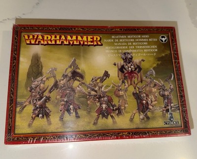 Beastmen Bestigor Herd w/ Command | Warhammer The Old World | OOP Unit Box Set