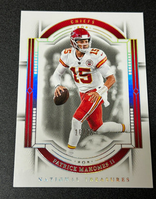 Panini 2023 National Treasures Football Patrick Mahomes II Chiefs #51 16/25