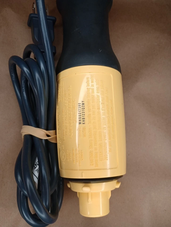 Batidora de mano Kitchenaid de inmersión de 2 velocidades funciona probada sin accesorios KHB1231ER Foto 2 de 4