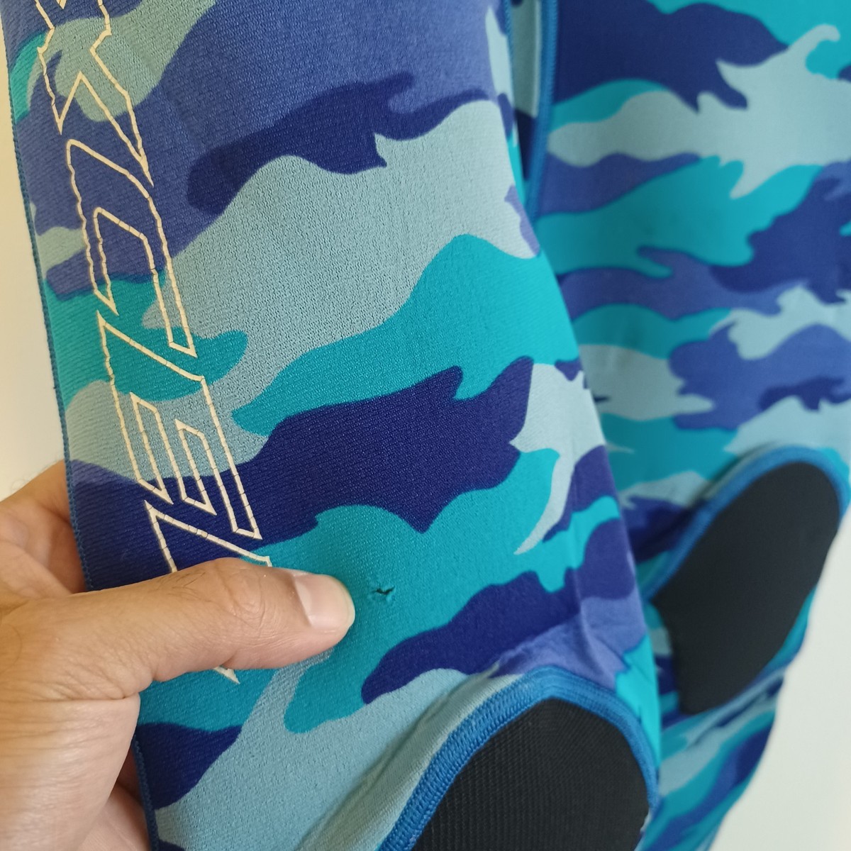Xcel Hawaii Wetsuit Mens Medium Blue Camo Full Body Surfing Diving