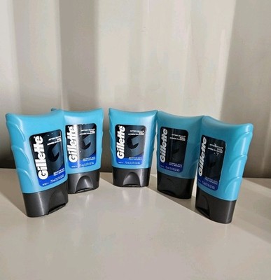  Bundle Of 5  Gillette After Shave Gel Sensitive Skin 2.50 oz