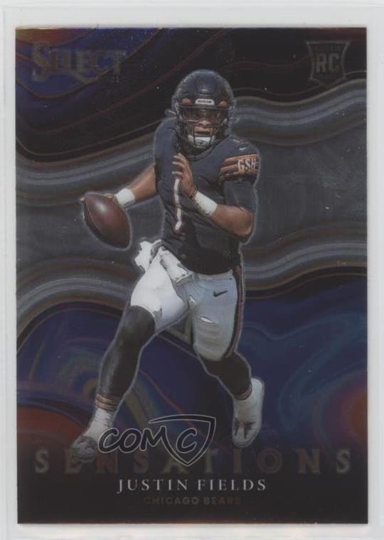 2021 Panini Select Sensations Justin Fields #SEN-14 12yh