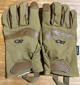 Outdoor Research AGS Convoy GORE-TEX Full Finger Gloves XL Green/Brown