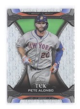 2021 Topps Update Pete Alonso Topps Tek 70th Anniversary Box Topper TTA-15 Mets