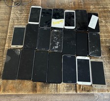 Lot of 20 Samsung Galaxy Smartphones S4 S5 S6 S7 A50 Parts Repair Untested