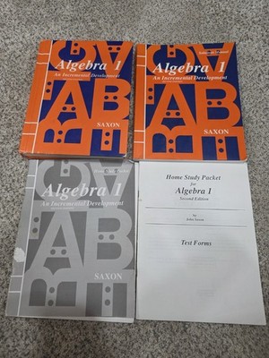Saxon Algebra 1: An Incremental Development 2nd Ed Text, Workbook, Solutions, St