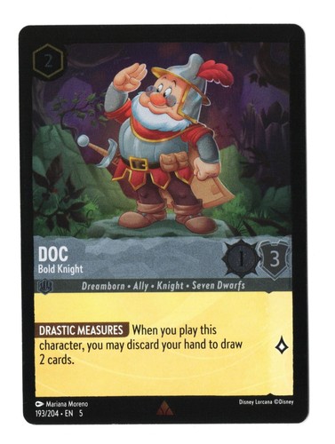 Disney Lorcana - #193 Doc - Bold Knight - Shimmering Skies - Cold Foil