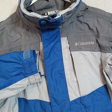 Columbia Bugaboo Youth 8 Winter Jacket Omni Tech Waterproof Blue GrayCoat Farm