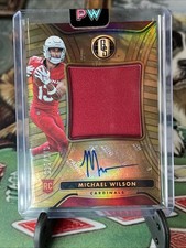 2023 Panini Gold Standard - Rookie Jersey Autographs Jumbo Michael Wilson /149
