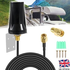 4G/5G LTE Antenna Aerial External SMA Male Antenna Waterproof 10dBi Booster
