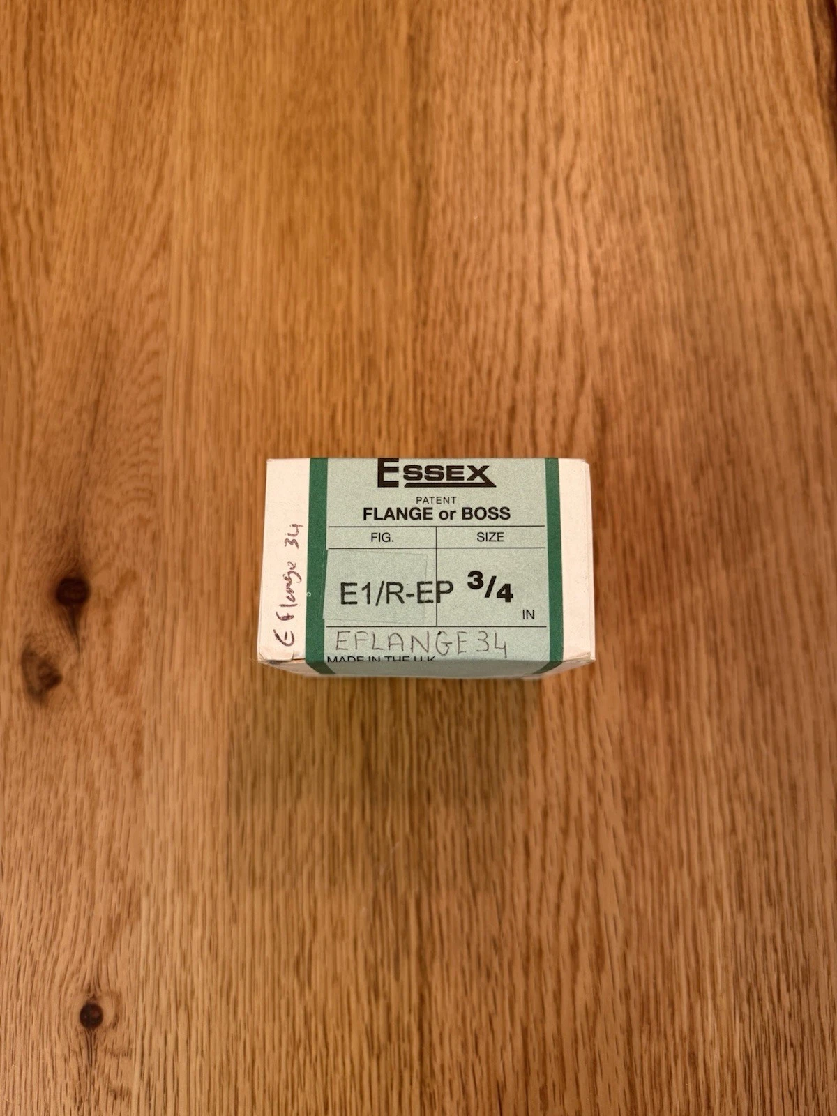 Essex Flange Boss E1/R-EP 3/4 Inch EFLANGE34 Threaded Flange - Brand New Boxed