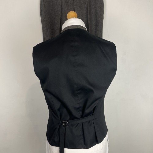 SIGUIENTE 3 Piezas Traje Para Hombre Gris Tweed 42R Chaqueta 34W 32L Nova Fides Calce Ajustado - Imagen 18 de 24