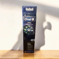 Oral-B Pro Cross Action Replacement Electric Toothbrush Heads, 4 Pack