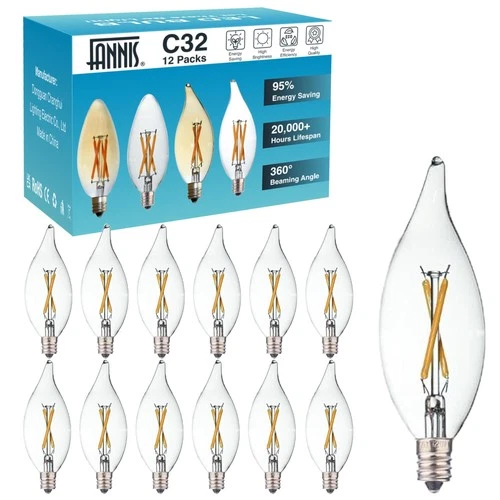 FANNIS Flame Tip Filament LED Bulb - Thumbnail 3