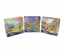 Disney Thomas Kinkade Lot Of 3 - 750 PC Jigsaw Puzzles New