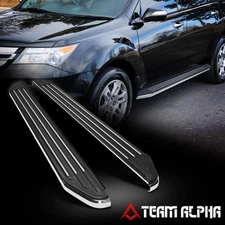 Fits 2007-2009 Acura MDX {POLISHED TRIM} 5.5" Flat Side Step Running Board Bar