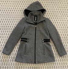Gray Dress Coat By DETAILS Classy Dressy Women s Size Small