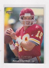 1995 Upper Deck # 19 Joe Montana Nice Card