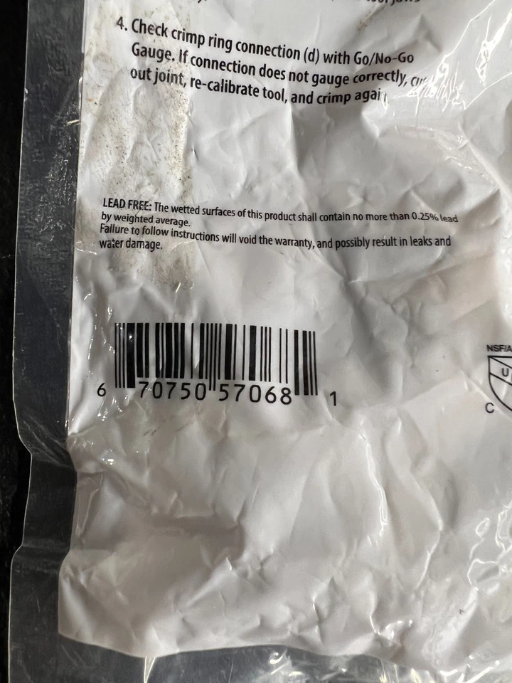 Apollo Water Valve 1/4 Turn Stop Ice Maker 1/2 Pex 1/4 Compression APXVA1214C - Image 4 of 4