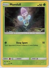 Pokemon Morelull (Holo Common) Common Detective Pikachu 3/18 NM