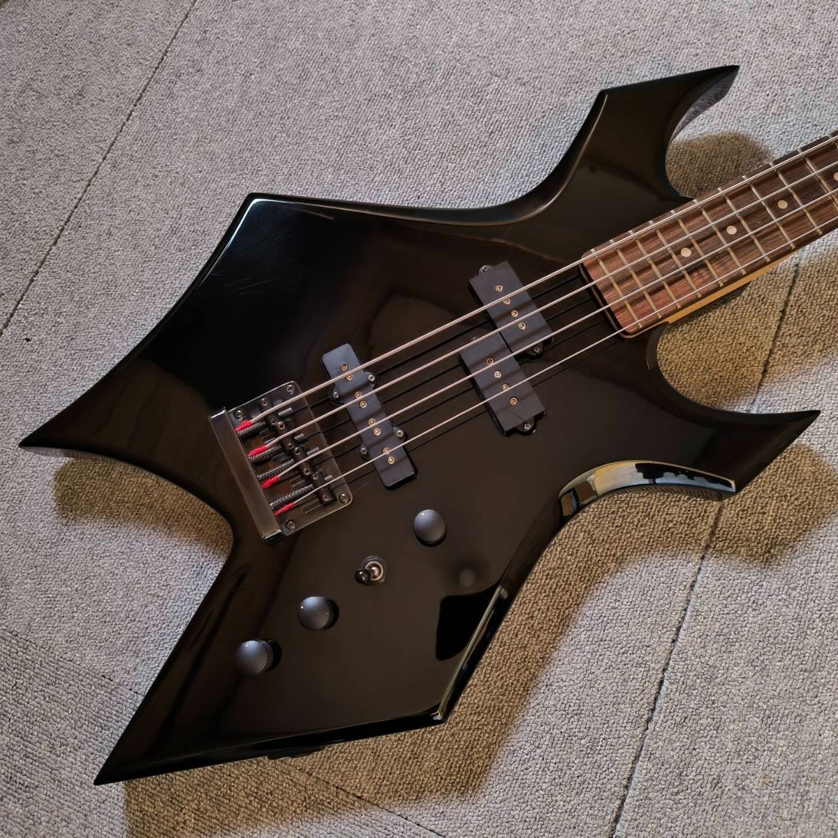 BC-Rich ワーロックベース ブラック 4弦エレキベース B.C. Rich Warlock Electric Bass Black Used Product 4.15kg