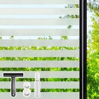 Daruite Fensterfolie Blickdicht Milchglasfolie Selbstklebend Sichtschutzfolie