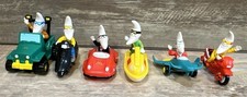 1988 McDonald's Mac Tonight Set of 6 Happy Meal Toys Jet Ski Jeep Scooter Plane