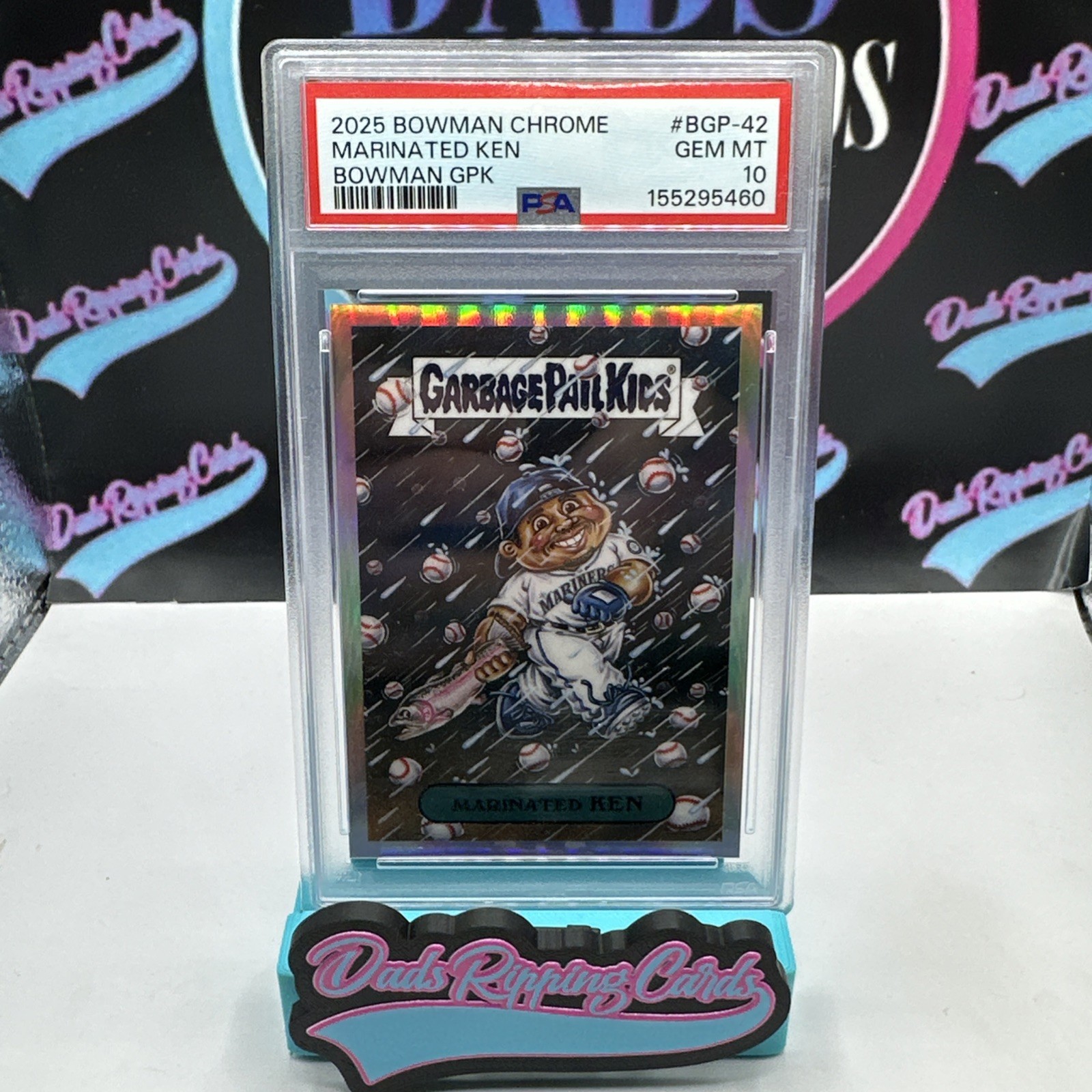 2025 Bowman Chrome - Bowman Garbage Pail Kids Ken Griffey Jr #BGP-42 PSA 10 view 2