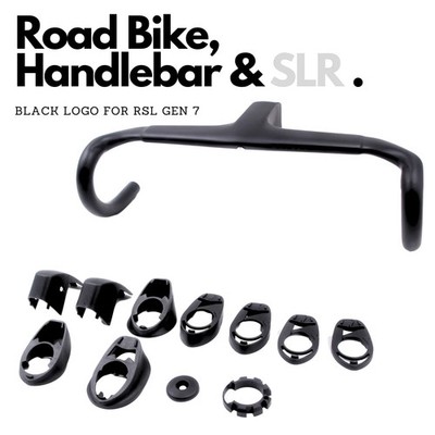 Carbon Road Bicycle Integrated Handlebar -7 Degree with Internal Cable Spacers