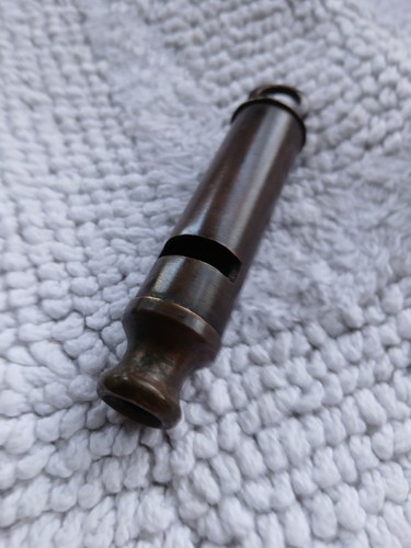 Antique Horstmann WWI Brass Trench Whistle