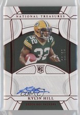 2021 Panini National Treasures Jersey Number Red 12/32 Kylin Hill #109 Auto 9r9