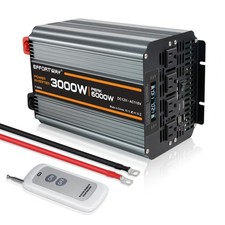 3000w Power Inverter DC 12V to AC 110V/120V Converter with 6000w Peak.Comes w...