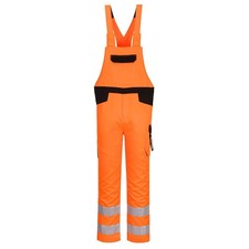 Portwest PW244 PW2 Hi Vis Bib and Brace High Visibility Coveralls Workwear