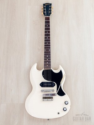 1965 Gibson SG Junior Vintage Guitar Polaris White w/ Case & 1 11